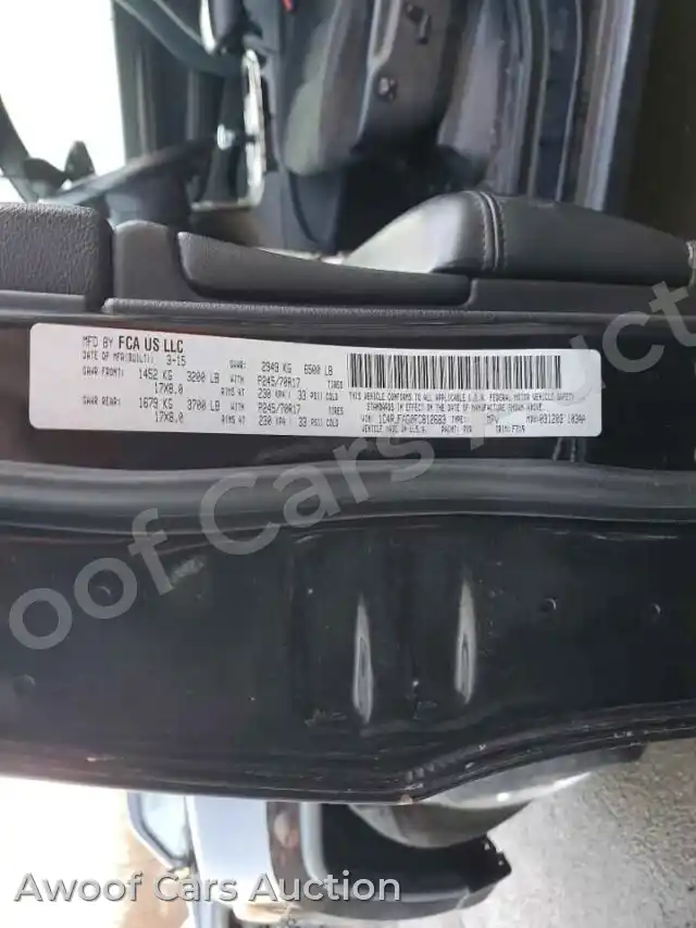 2015 Jeep Cherokee 1C4RJFAG0FC812683 — Copart auction photo 13