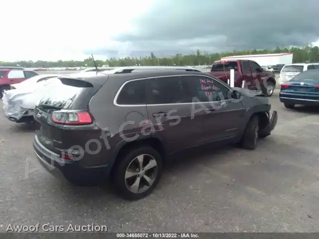 2019 Jeep Cherokee 1C4PJLDB4KD462453 — Iaai auction photo 4