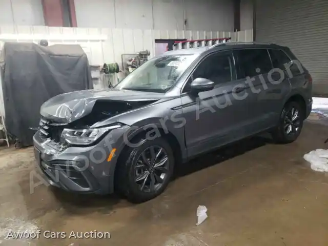 2022 Volkswagen Tiguan 3VV2B7AX2NM138345 — hoton gwanjo Copart na 1