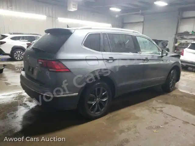 2022 Volkswagen Tiguan 3VV2B7AX2NM138345 — hoton gwanjo Copart na 3