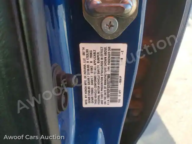 2014 Honda Civic 19XFB2F52EE077986 — Copart auction photo 12