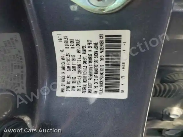 2017 Honda Accord 1HGCR2F78HA297979 — Copart auction photo 12