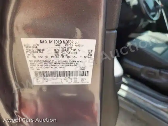 2012 Ford Escape 1FMCU9D7XCKC38441 — Copart auction photo 13