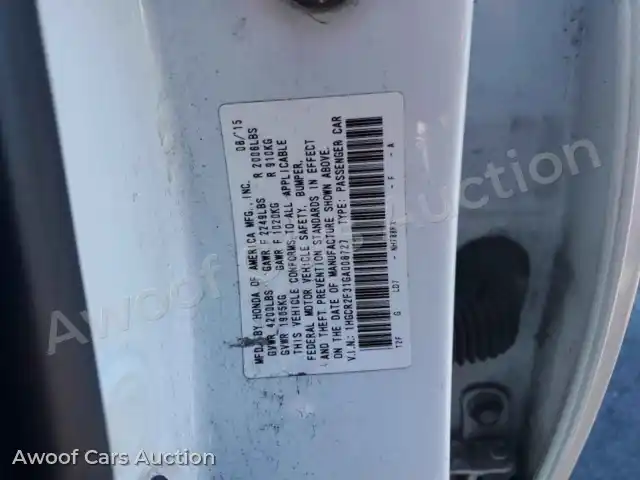 2016 Honda Accord 1HGCR2F31GA008727 — Copart auction photo 12