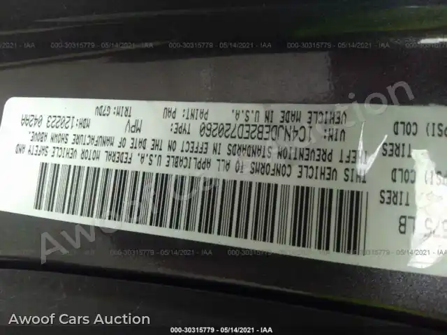 2014 Jeep Compass 1C4NJDEB2ED720260 — Iaai auction photo 9