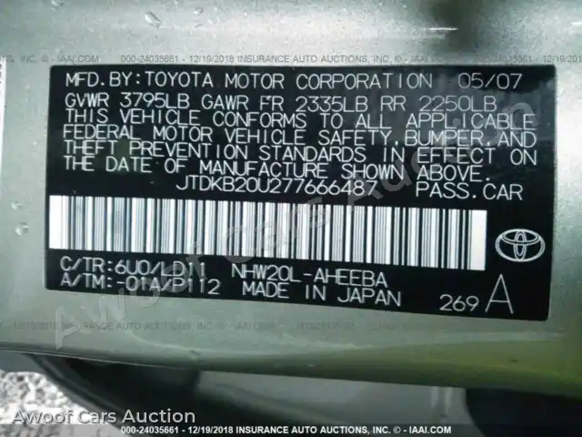 2012 Dodge Caliber 1C3CDWDA5CD529310 — hoton gwanjo Iaai na 9