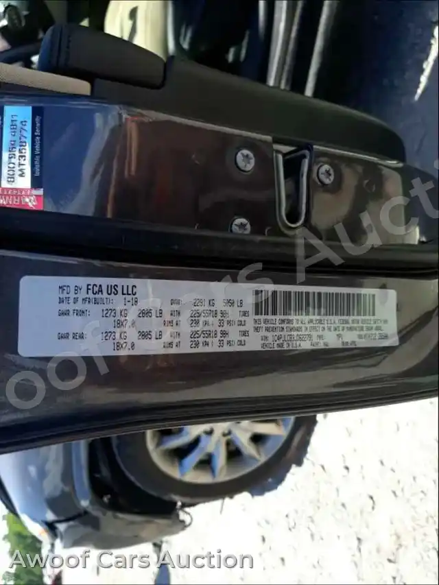 2018 Jeep Cherokee 1C4PJLCB3JD622791 — photo 10 de la vente Copart