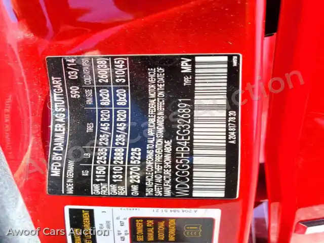2014 Mercedes-Benz GLK 350 WDCGG5HB4EG326891 — Copart auction photo 13