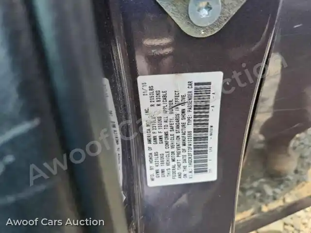 2015 Honda Accord 1HGCR2F73FA103596 — Copart auction photo 12