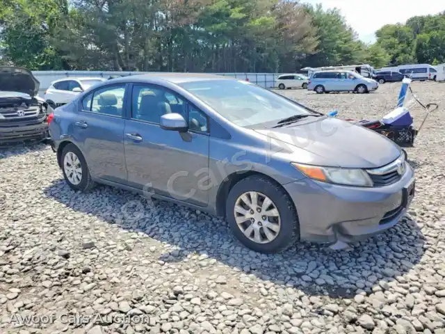 2012 Honda Civic 19XFB2F54CE343134 — hoton gwanjo Copart na 4