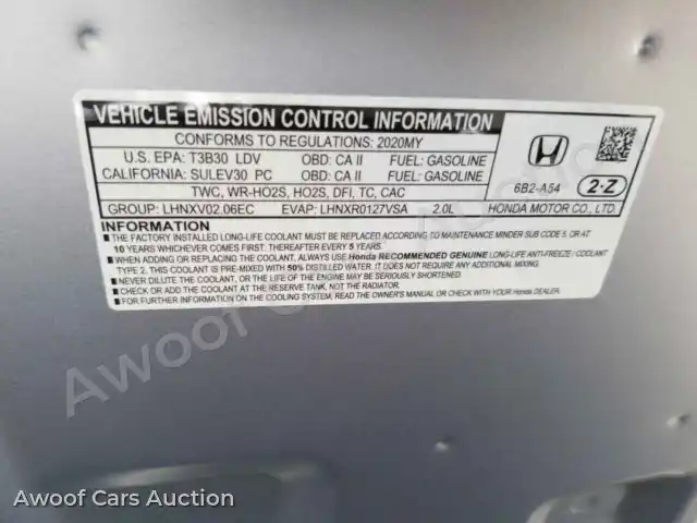 2020 Honda Accord 1HGCV2F97LA031326 — Manheim auction photo 37