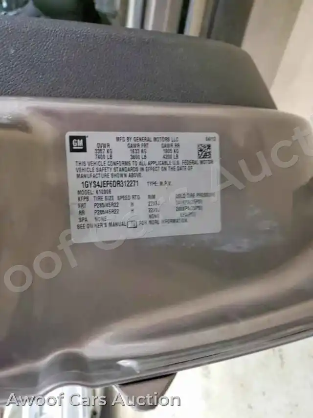 2013 Cadillac Escalade 1GYS4JEF6DR312271 — photo 13 de la vente Copart