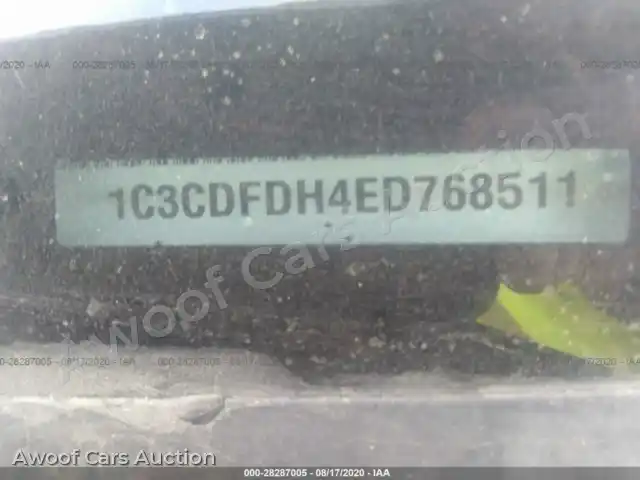 2014 Dodge Dart 1C3CDFDH4ED768511 — hoton gwanjo Iaai na 9