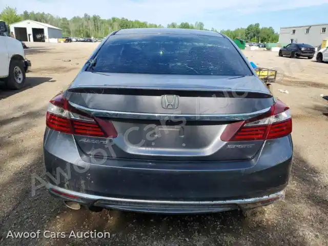 2016 Honda Accord 1HGCR2F55GA800980 — Copart auction photo 6