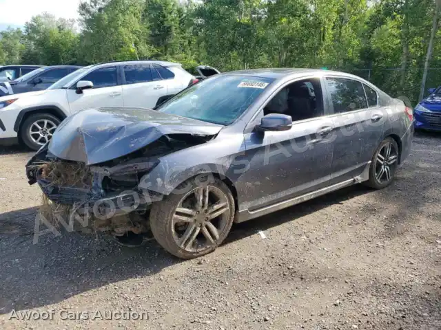 2016 Honda Accord 1HGCR2F55GA800980 — Copart auction photo 1