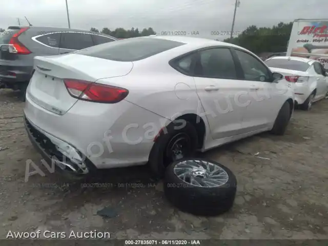 2015 Chrysler 200 1C3CCCBB3FN724849 — photo 4 de la vente Iaai