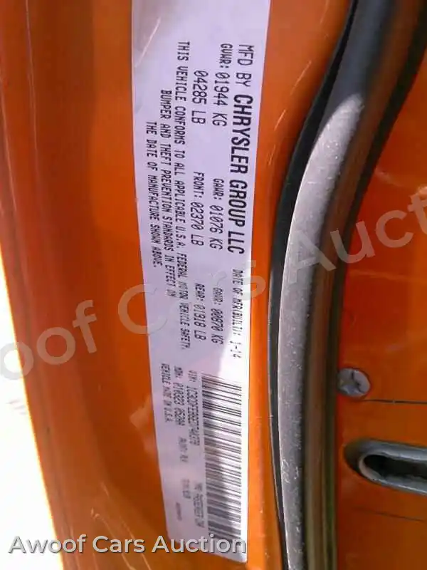 2014 Dodge Dart 1C3CDFEB6ED740378 — Manheim auction photo 6