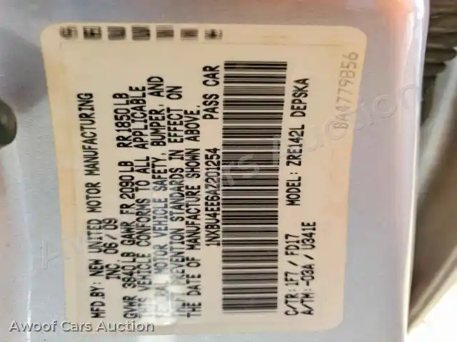 2010 Toyota Corolla 1NXBU4EE6AZ201254 — Copart auction photo 12