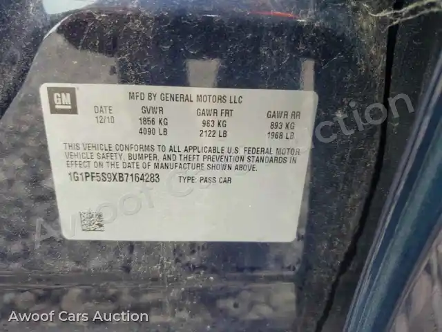 2011 Chevrolet Cruze 1G1PF5S9XB7164283 — Copart auction photo 13