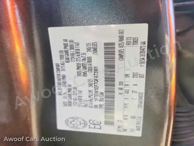 2016 Ford F150 1FTEW1EF7GFA73901 — Copart auction photo 13