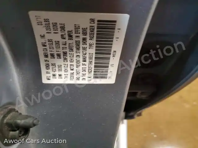 2017 Honda Accord 1HGCR2F75HA186502 — Copart auction photo 12
