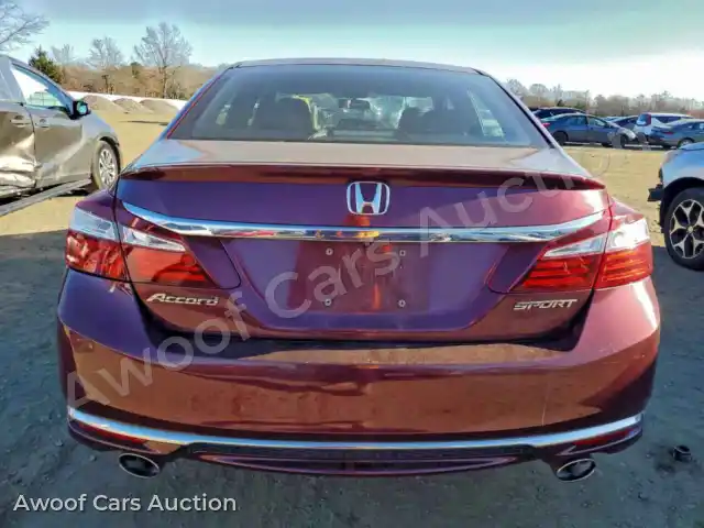 2016 Honda Accord 1HGCR2F56GA040929 — photo 6 de la vente Copart