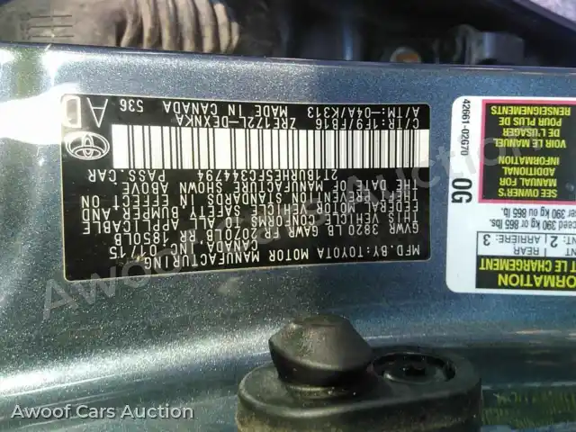 2015 Toyota Corolla 2T1BURHE5FC344794 — Manheim auction photo 27