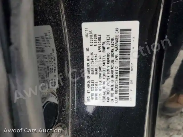 2017 Honda Accord 1HGCR2F37HA250813 — Copart auction photo 12