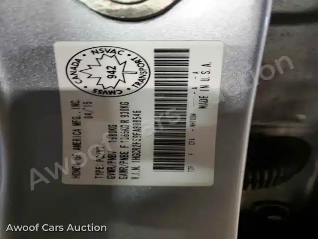 2015 Honda Accord 1HGCR2F59FA808546 — Copart auction photo 13