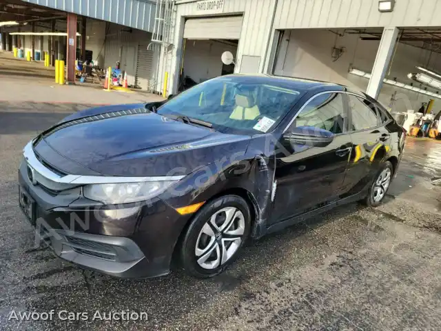 2016 Honda Civic 19XFC2F58GE092718 — Manheim auction photo 1