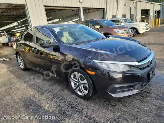 2016 Honda Civic 19XFC2F58GE092718 — Manheim auction photo 5