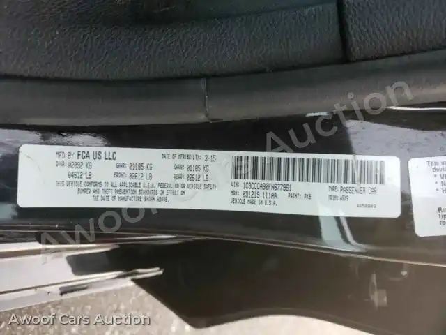 2015 Chrysler 200 1C3CCCAB0FN677961 — Manheim auction photo 11
