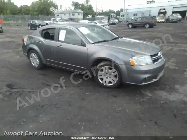 2012 Dodge Avenger 1C3CDZAB0CN275076 — photo 1 de la vente Iaai
