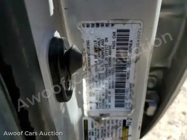 2005 Toyota Corolla 1NXBR32E85Z390706 — hoton gwanjo Copart na 12