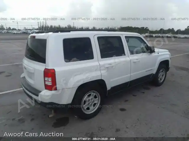2016 Jeep Patriot 1C4NJPBA4GD734676 — Iaai auction photo 4