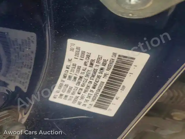 2016 Honda Accord 1HGCR2F81GA028309 — Copart auction photo 12