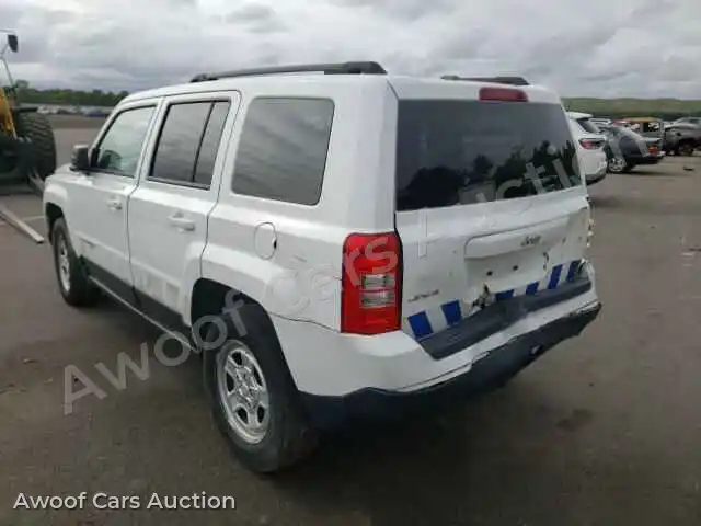 2016 Jeep Patriot 1C4NJRBB0GD595036 — Copart auction photo 3