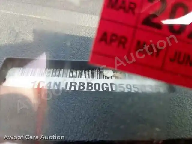 2016 Jeep Patriot 1C4NJRBB0GD595036 — Copart auction photo 10