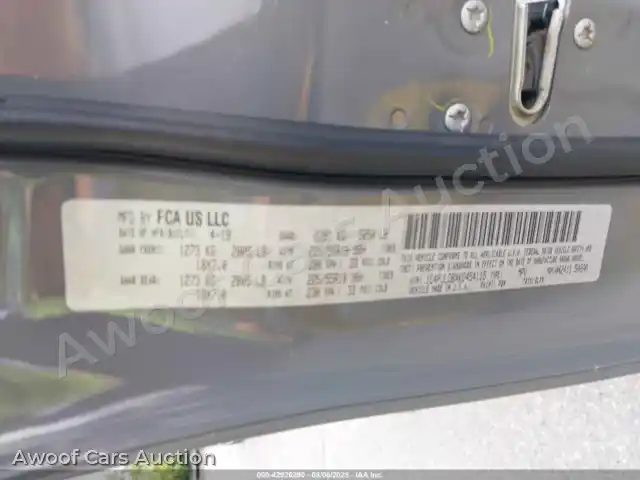 2019 Jeep Cherokee 1C4PJLDBXKD454115 — Iaai auction photo 9
