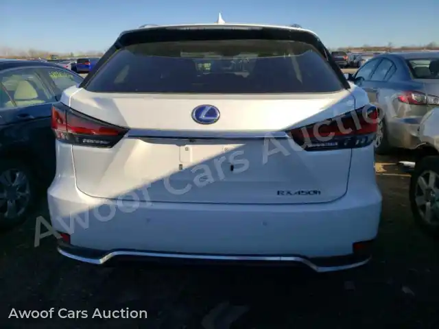 2021 Lexus RX450 2T2JGMDA0MC057719 — Copart auction photo 6