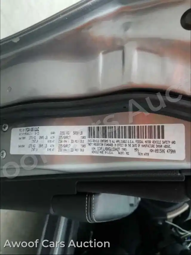 2016 Jeep Cherokee 1C4PJLAB0GW159427 — Copart auction photo 10