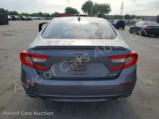 2020 Honda Accord 1HGCV1F36LA158185 — Copart auction photo 6