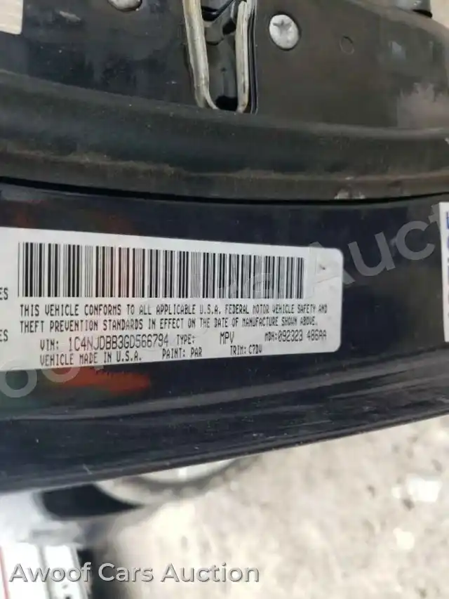 2016 Jeep Compass 1C4NJDBB3GD566794 — Copart auction photo 10