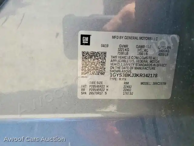 2019 Cadillac Escalade 1GYS3BKJ3KR342178 — Copart auction photo 14
