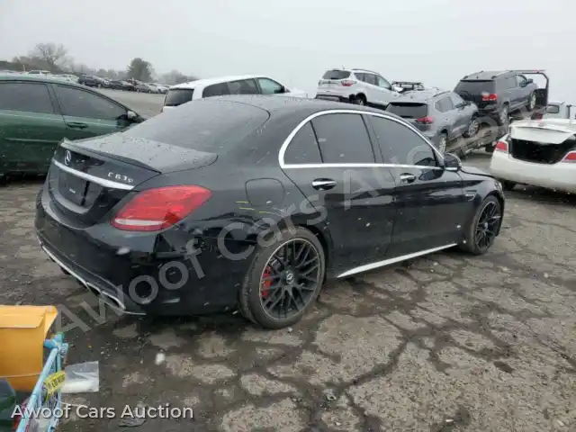 2016 Mercedes-Benz C-Class 55SWF8HB0GU098776 — Copart auction photo 3