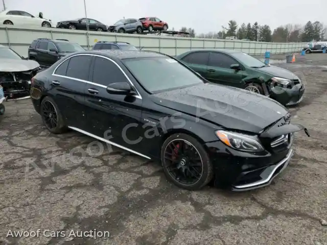 2016 Mercedes-Benz C-Class 55SWF8HB0GU098776 — Copart auction photo 4