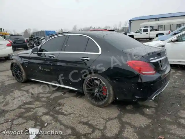 2016 Mercedes-Benz C-Class 55SWF8HB0GU098776 — Copart auction photo 2