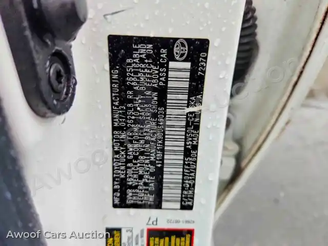 2013 Toyota Camry 4T1BF1FK9DU649036 — hoton gwanjo Copart na 13