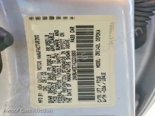 2010 Toyota Corolla 1NXBU4EE7AZ201683 — Copart auction photo 12